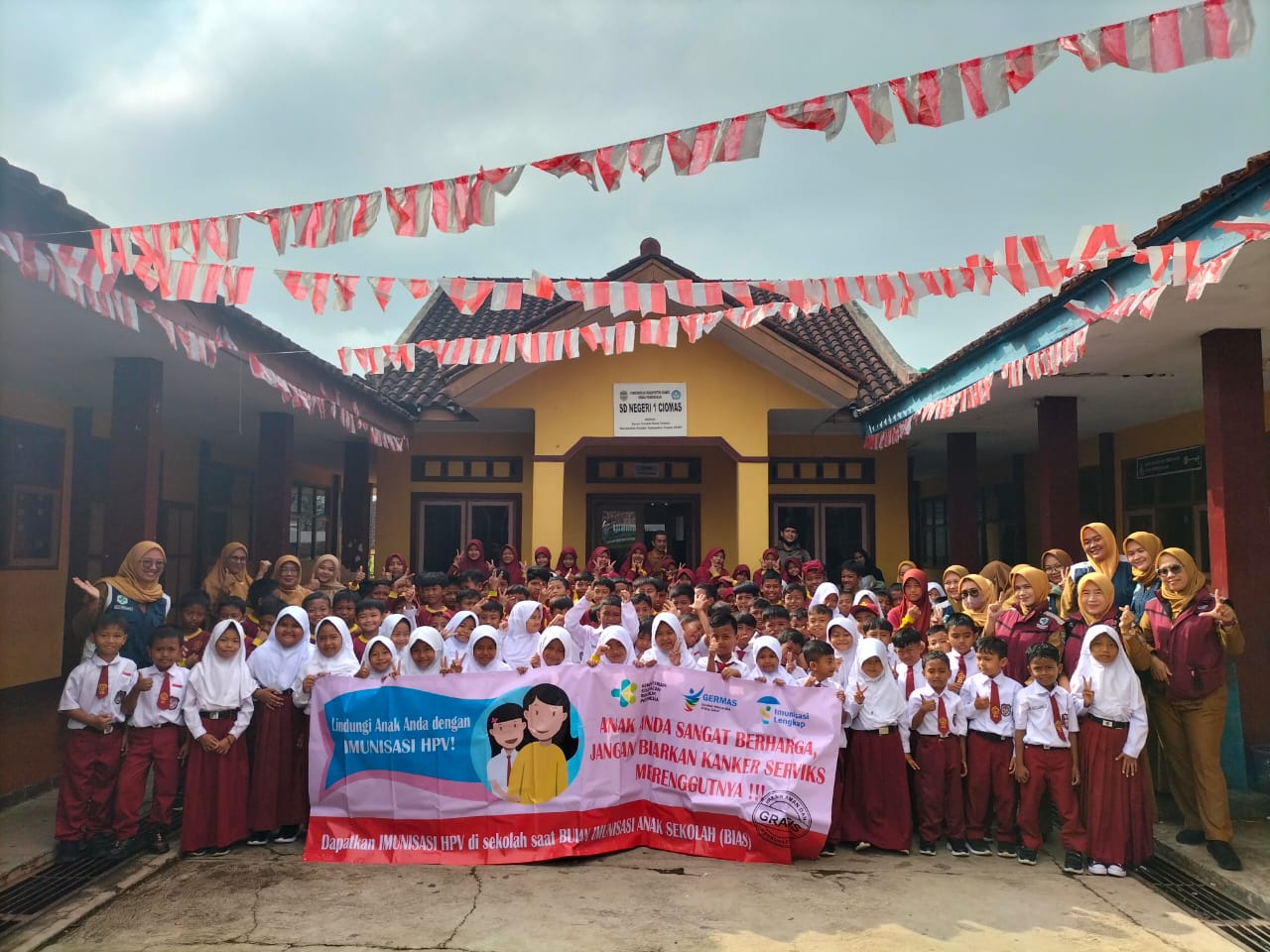 Puskesmas Panjalu Gelar Imunisasi HPV di Sekolah Dasar